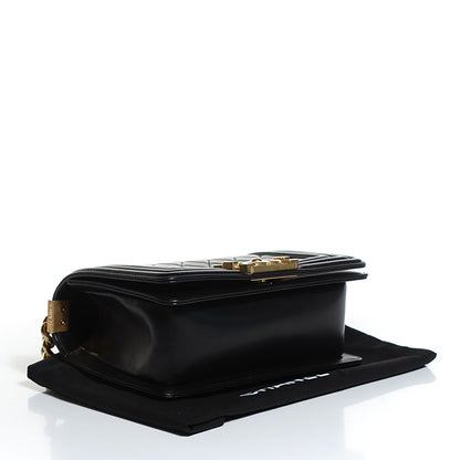Chanel Lambskin Quilted Small Boy Flap Black 4 of 7