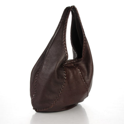 Bottega Veneta Cervo Deerskin Large Hobo Ebano 3 of 10
