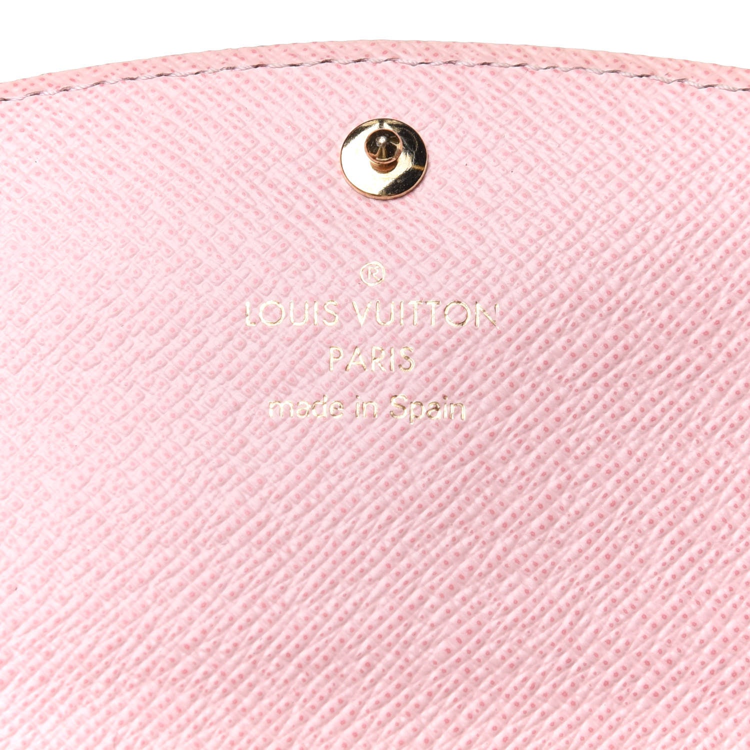 Louis Vuitton Damier Ebene Caissa Wallet Rose Ballerine 6 of 10