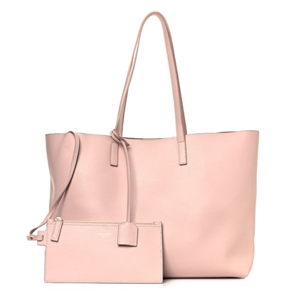 Saint Laurent Calfskin Large Shopping Tote Pale Blush 1 of 14