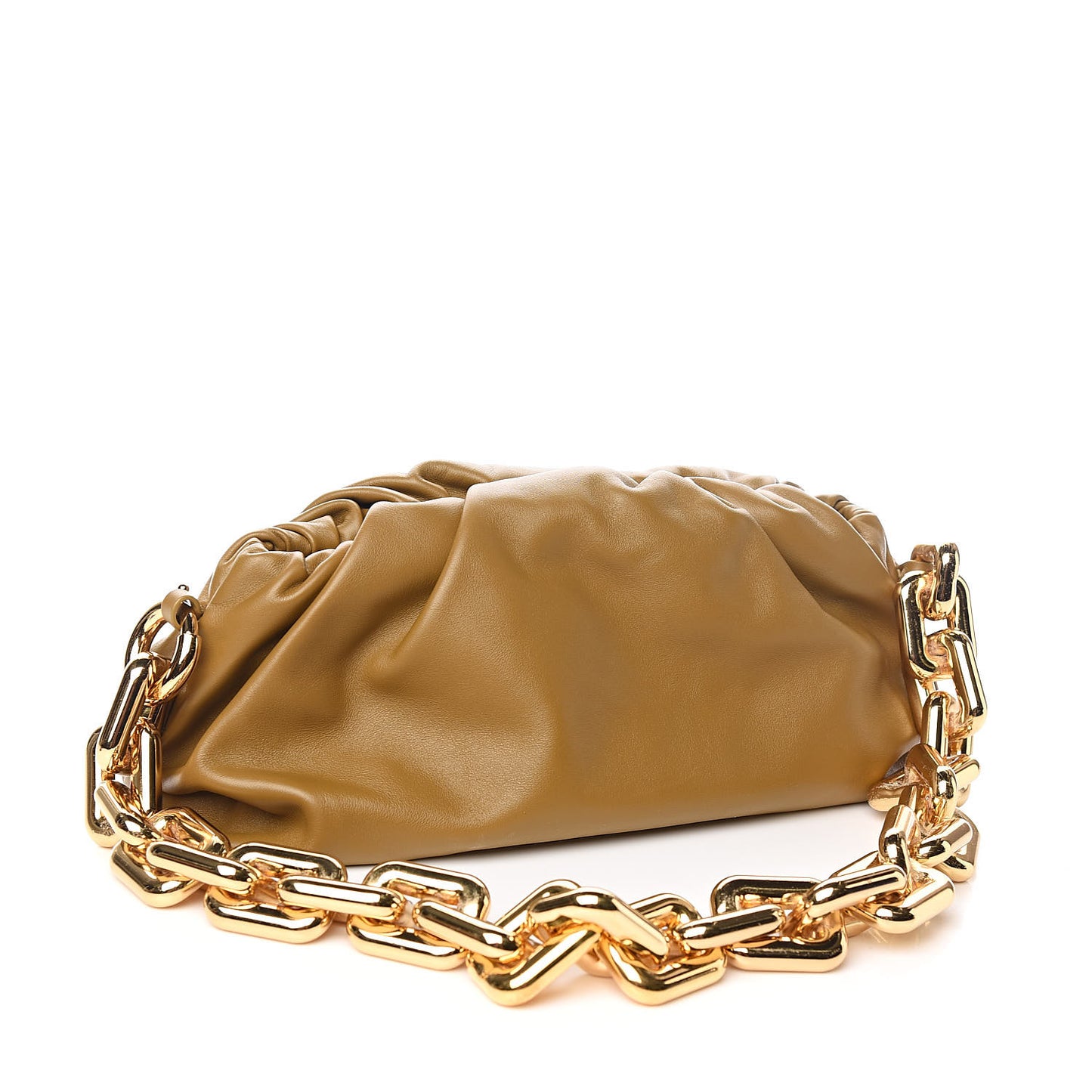Calfskin The Pouch Chain Moutarde