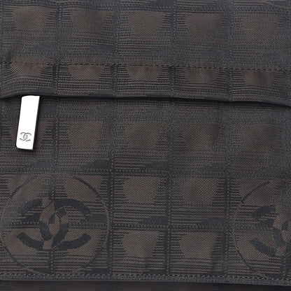 Chanel Nylon Travel Belt Bag Brown Black 10 of 10