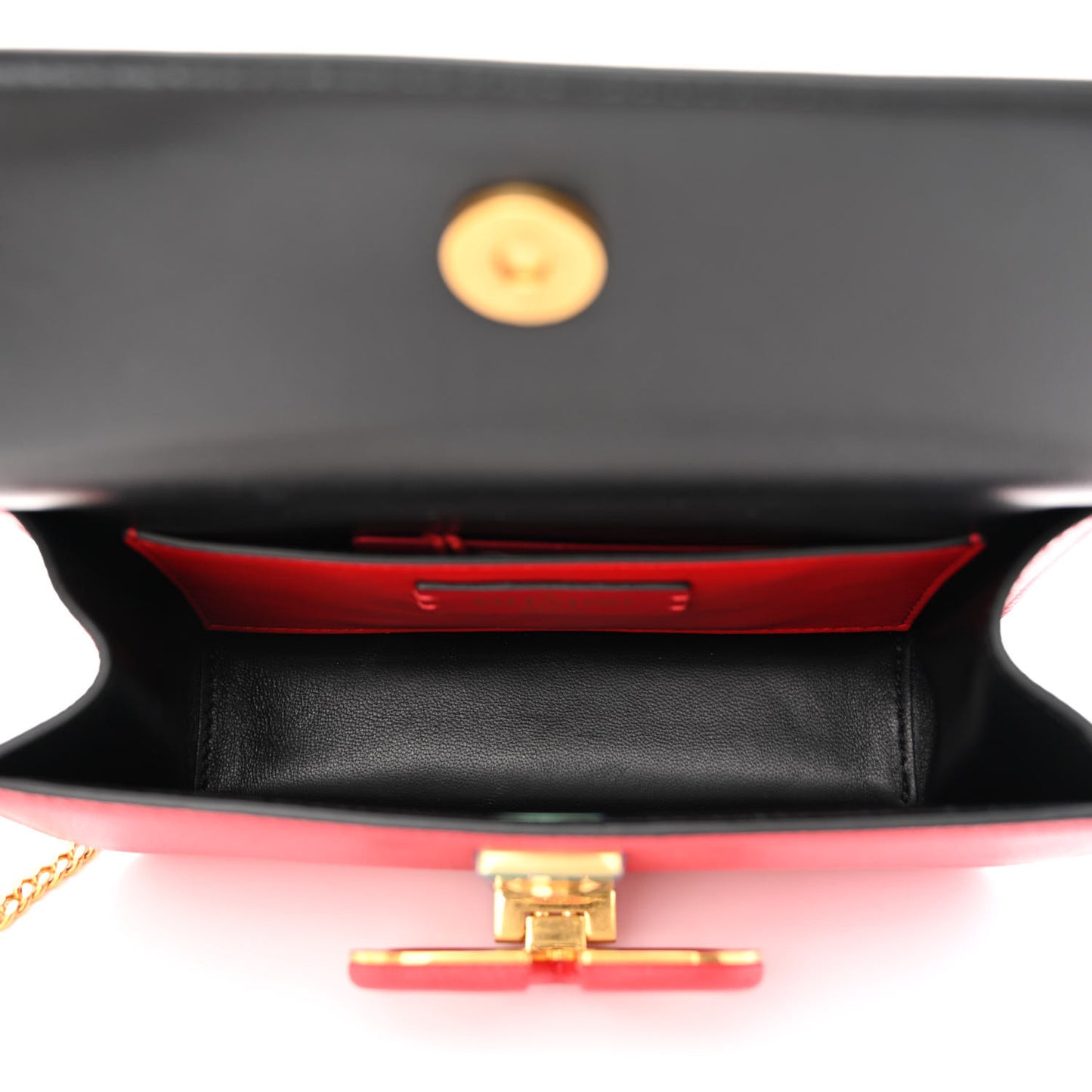 Grainy Calfskin VSling Belt Bag Rouge Pur