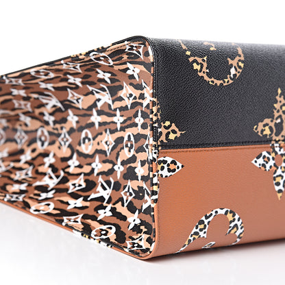 Louis Vuitton Monogram Giant Jungle Onthego GM Black 6 of 12