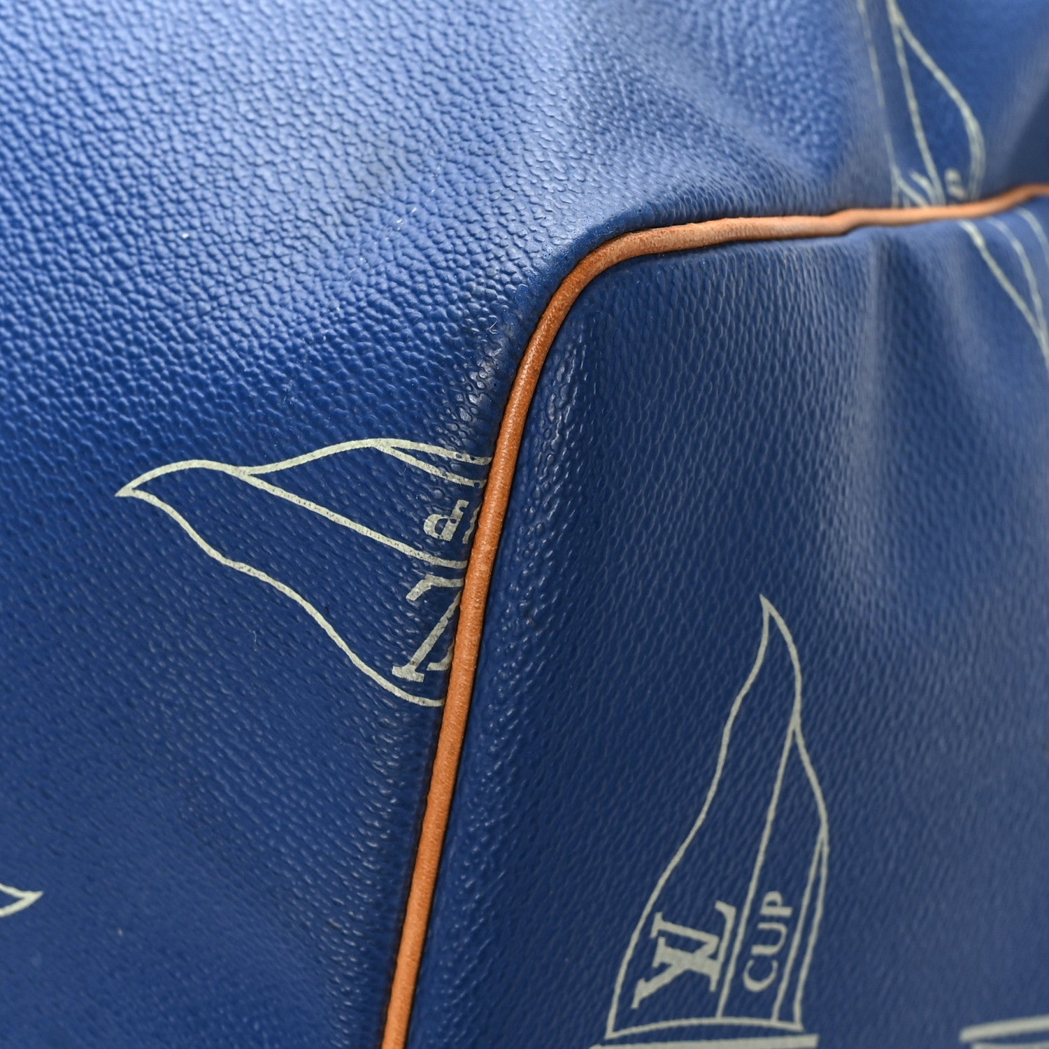 Louis Vuitton Americas Cup Keepall 45 Blue 7 of 13