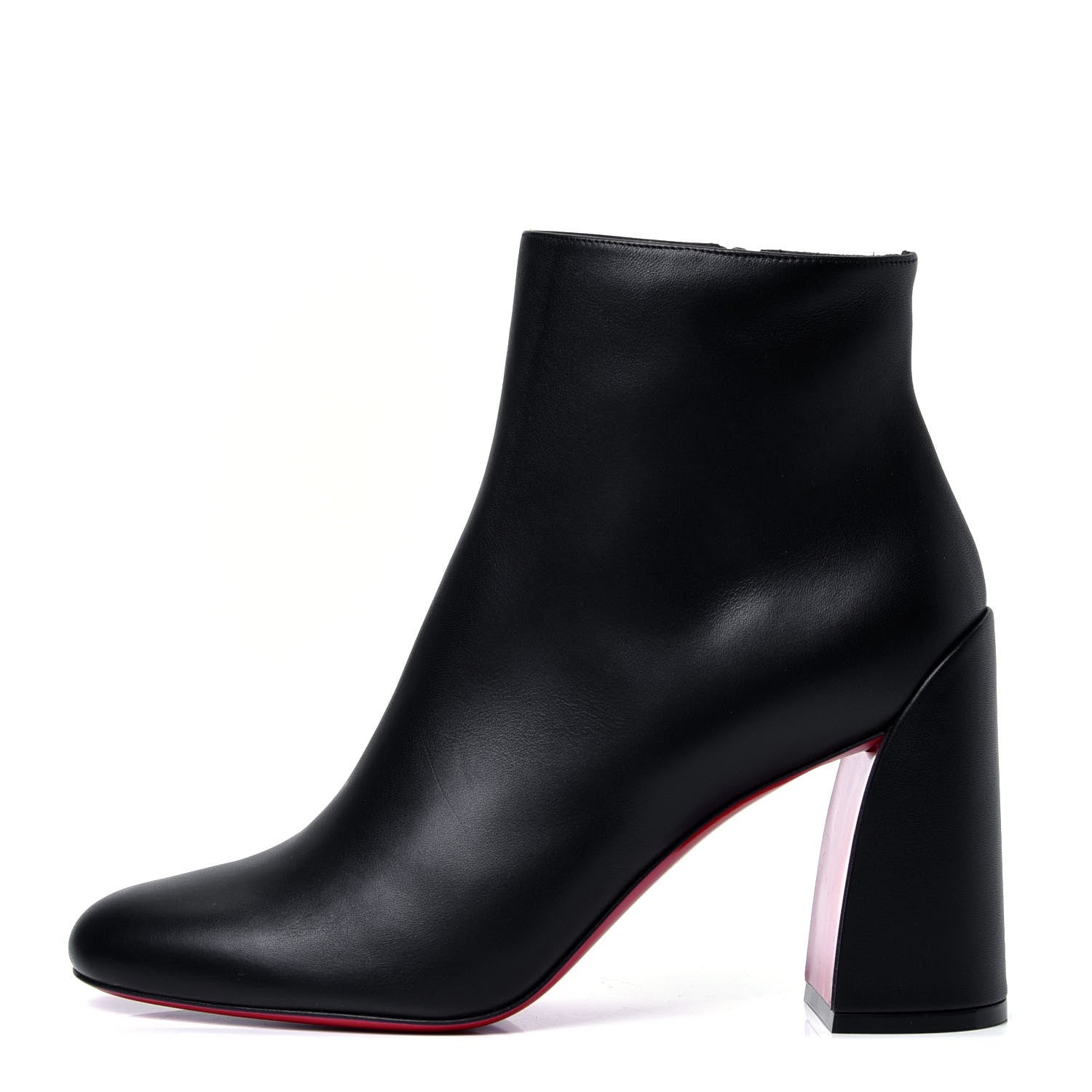 Christian Louboutin Calfskin Turela 85 Ankle Boots 40.5 Black 1 of 6