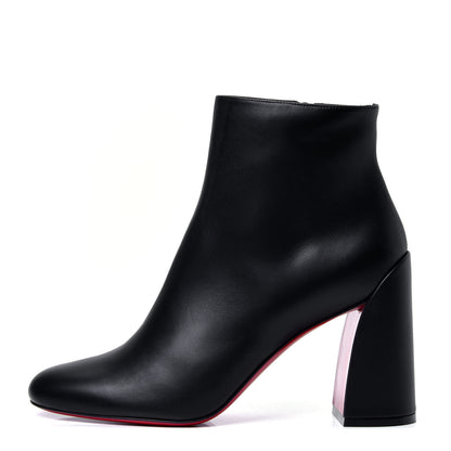 Christian Louboutin Calfskin Turela 85 Ankle Boots 40.5 Black 1 of 6