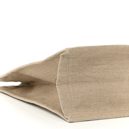 Saint Laurent Linen Calfskin Small Rive Gauche Tote Beige Sea Salt 9 of 10