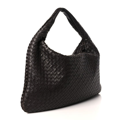 Bottega Veneta Nappa Intrecciato Large Veneta Hobo Ebano 4 of 10