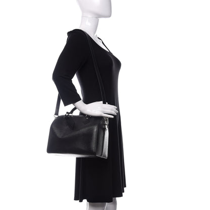 Louis Vuitton Epi Speedy Bandouliere 25 Black 2 of 13