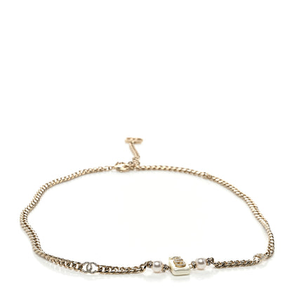 Chanel Pearl Resin Crystal CC No 5 Perfume Bottle Chain Belt Gold Pearly White 1 of 5