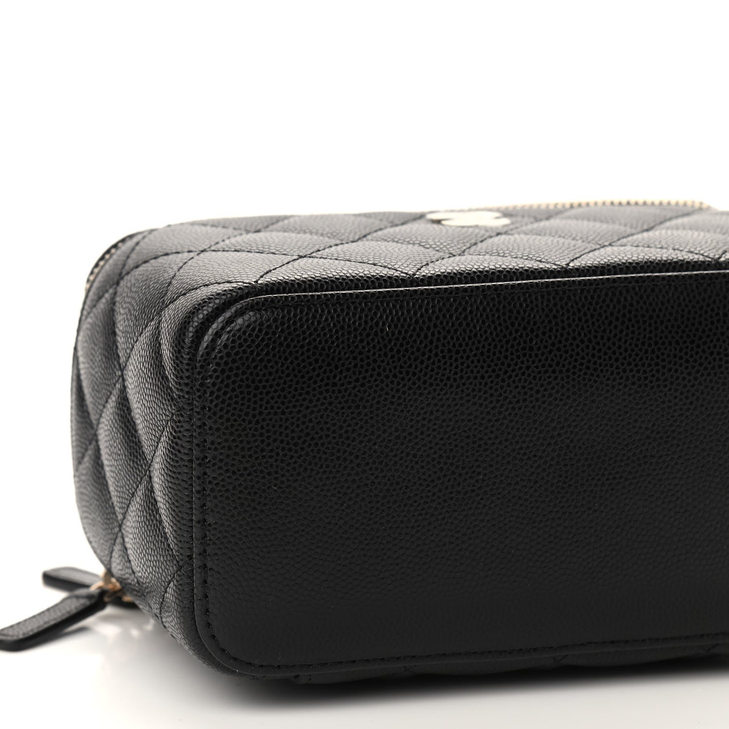 Chanel Caviar Quilted Small Vanity Case With Chain Black 6 of 9