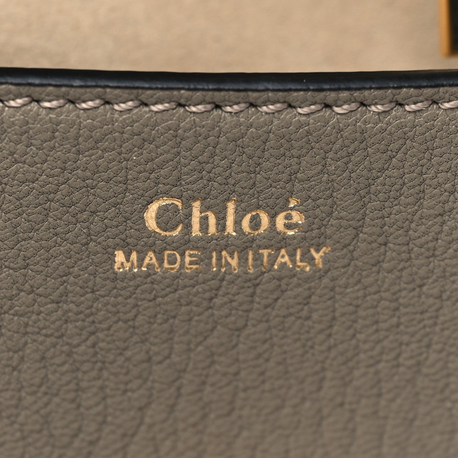 Chloe Grained Lambskin Mini Drew Shoulder Bag Motty Grey 7 of 10