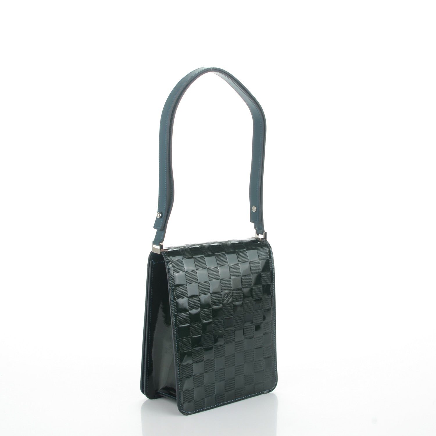 Louis Vuitton Damier Vernis Club Petrole Blue 3 of 7