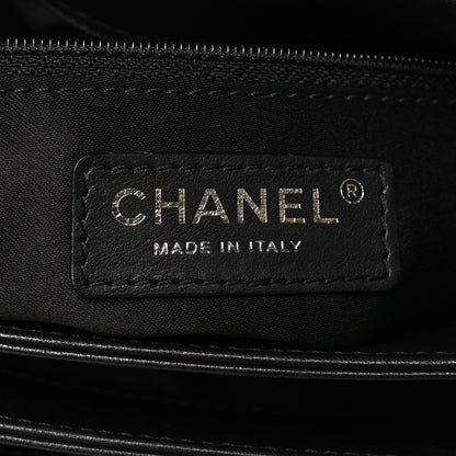 Chanel Lambskin Quilted Jumbo 3 Flap Black 5 of 10