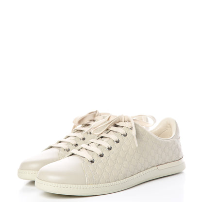 Gucci Soft Microguccissima Womens Sneakers 38.5 Mystic White 3 of 9