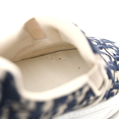 Christian Dior Canvas Oblique Embroidered Womens Solar Slip On Sneakers 38 Deep Blue 11 of 13
