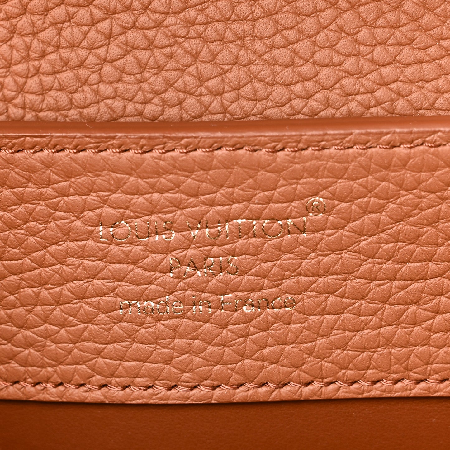 Taurillon Capucines BB Tan