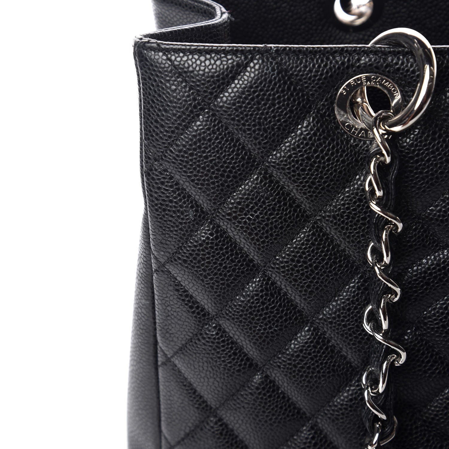 Chanel Caviar Quilted Grand Shopping Tote GST Black 11 of 13