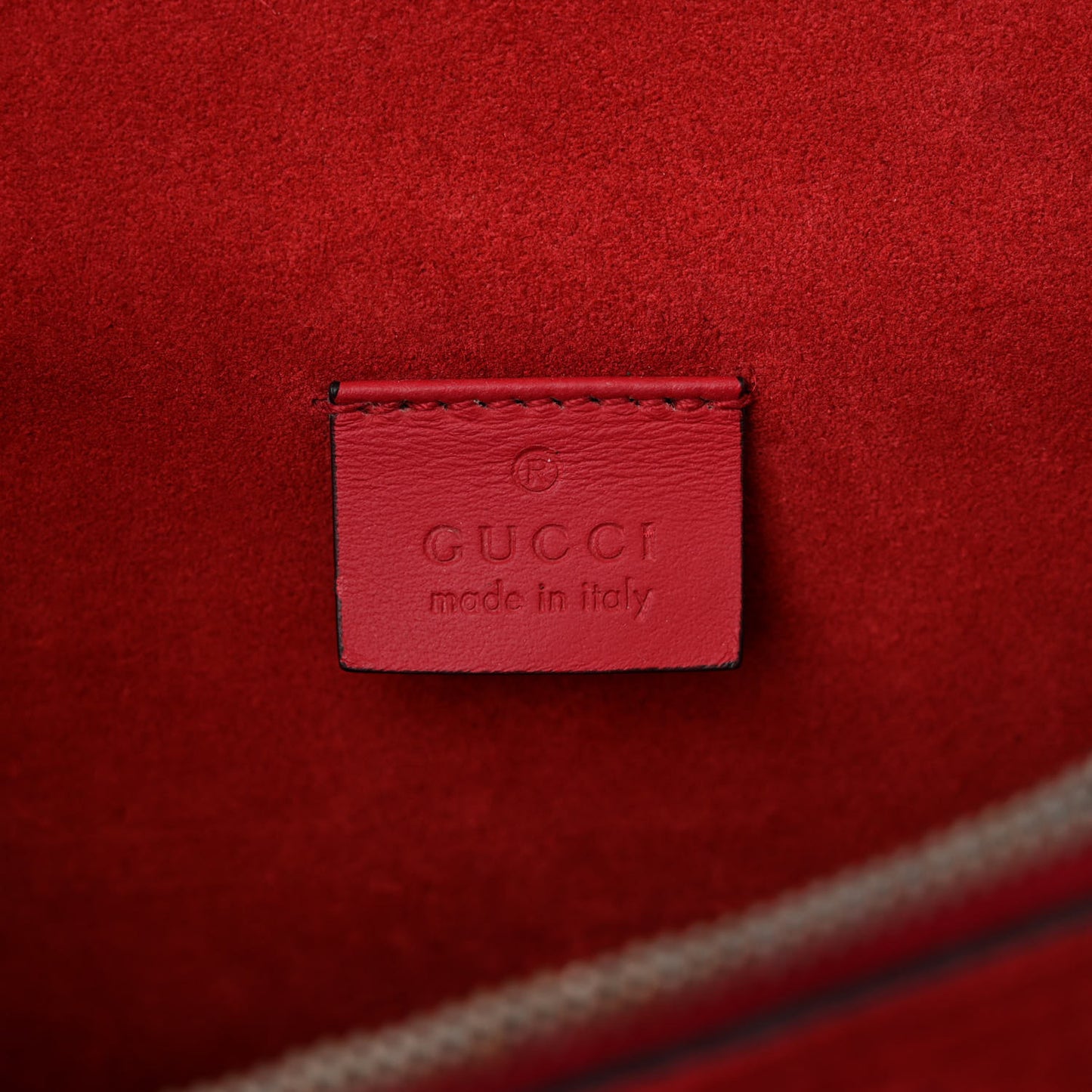 GG Supreme Monogram Small Dionysus Shoulder Bag Red