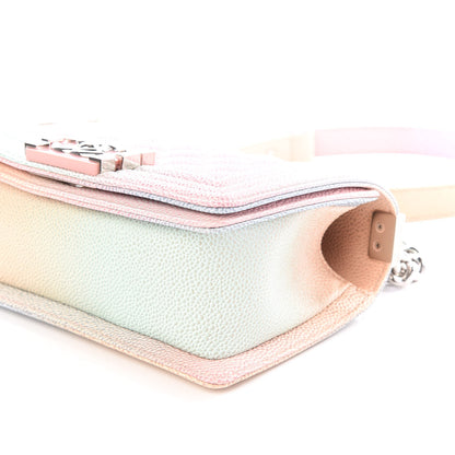 Chanel Caviar Quilted Small Cuba Rainbow Boy Flap Multicolor 6 of 10