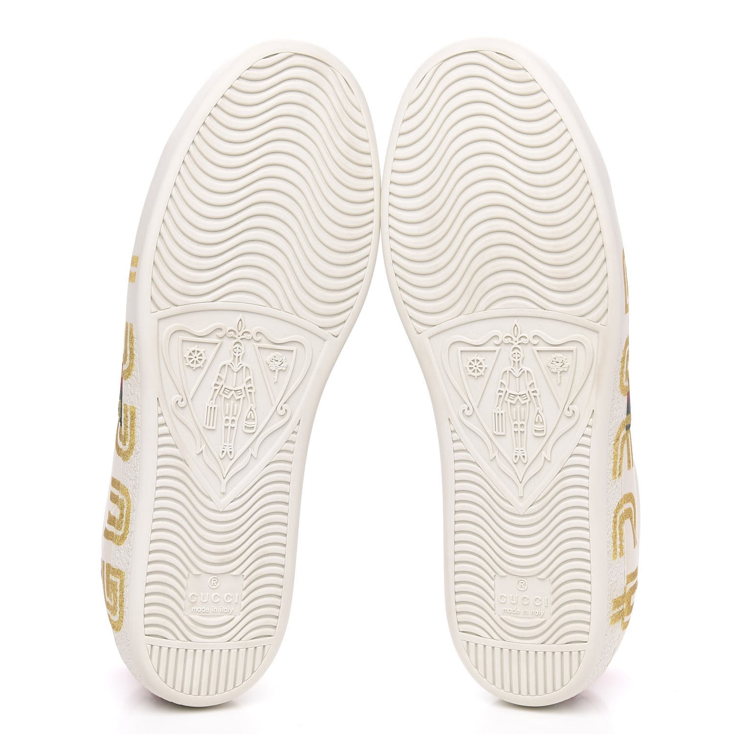 X SEGA Calfskin Ayers Web Guccy Womens Ace Sneakers 39 White