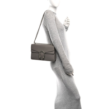 Gucci Pebbled Calfskin Small Dionysus Shoulder Bag Dusty Grey 2 of 10