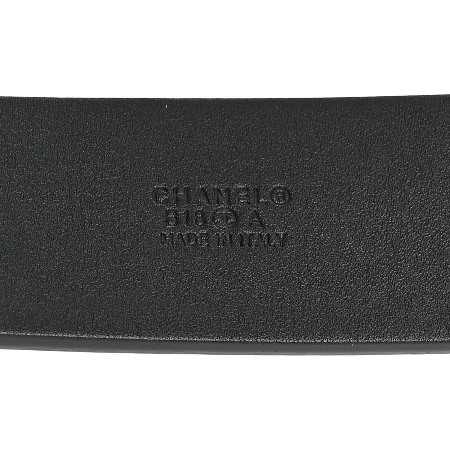 Chanel Glazed Calfskin CC Belt 90 36 Black 3 of 9