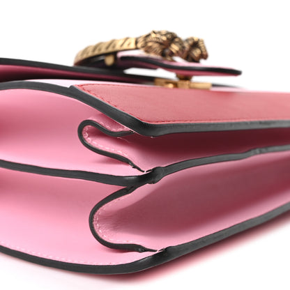Gucci Moon Calfskin Web Medium Dionysus Bamboo Top Handle Bag Sugar Pink Blue Agata Hibiscus Red 9 of 11