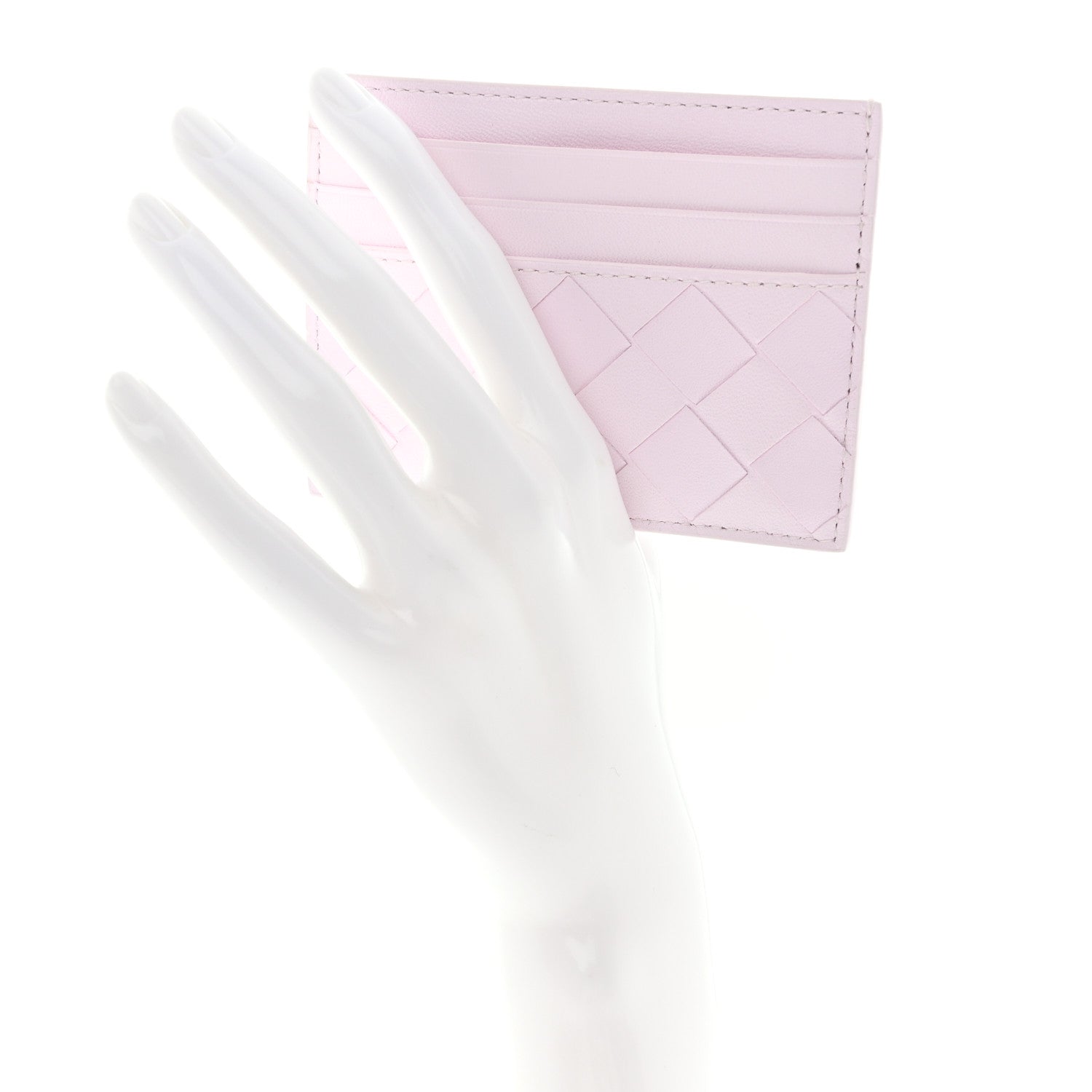 Bottega Veneta Nappa Intrecciato Card Holder Bliss Washed 2 of 9