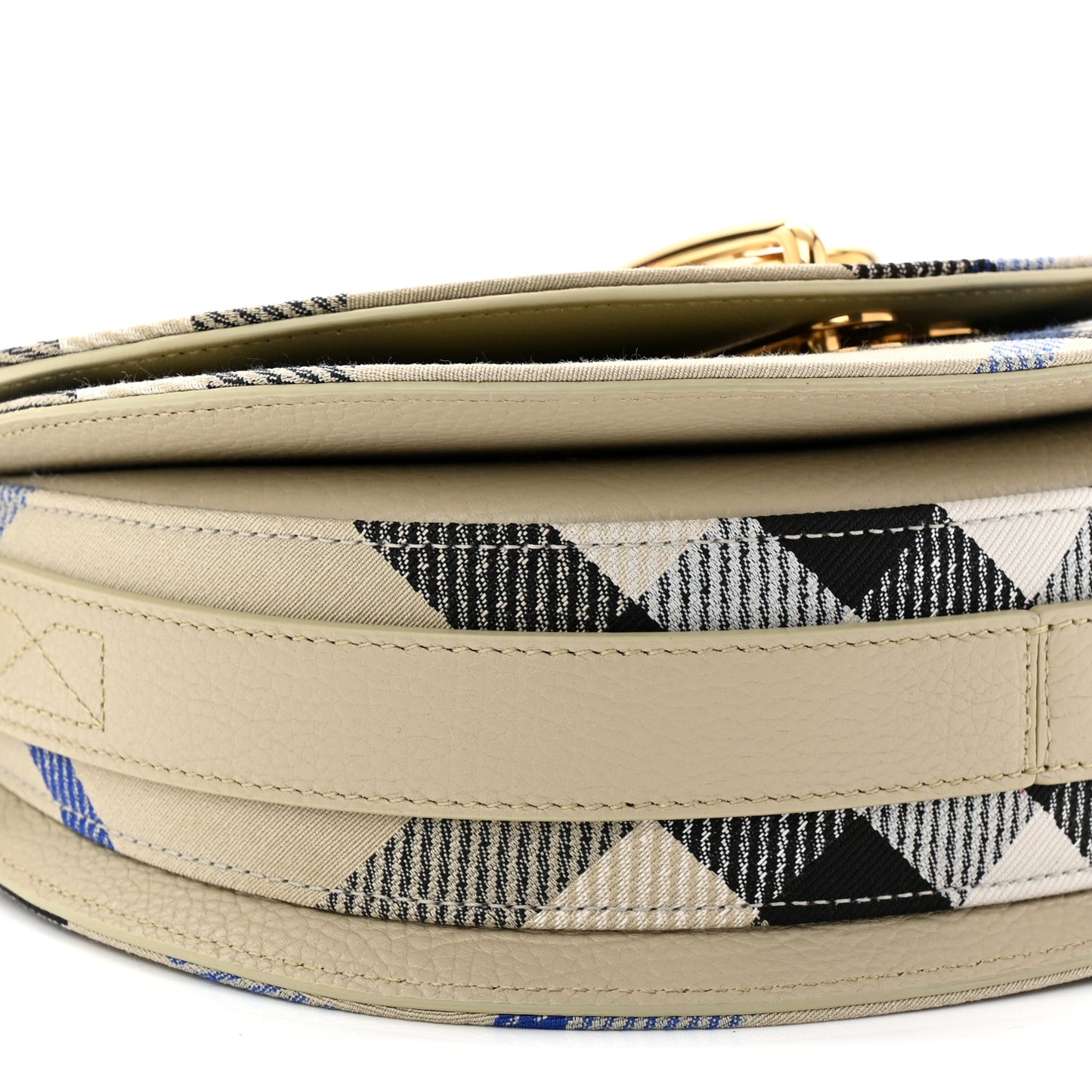 Jacquard Check Small Rocking Horse Crossbody Lichen