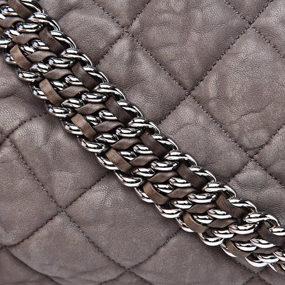 Chanel Washed Lambskin Chain Around Hobo Grey 11 of 16