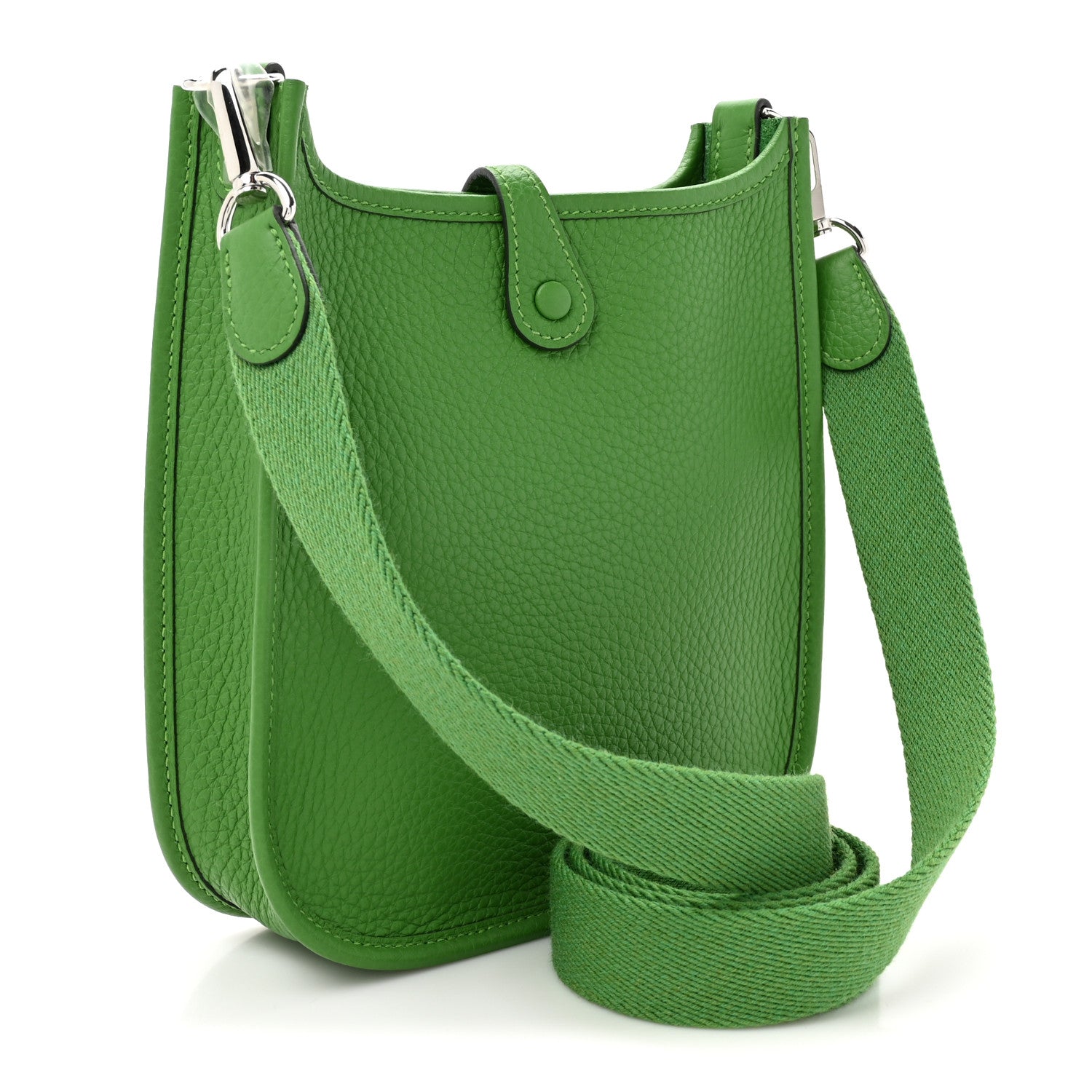 Hermes Taurillon Maurice Evelyne TPM Vert Yucca 3 of 11