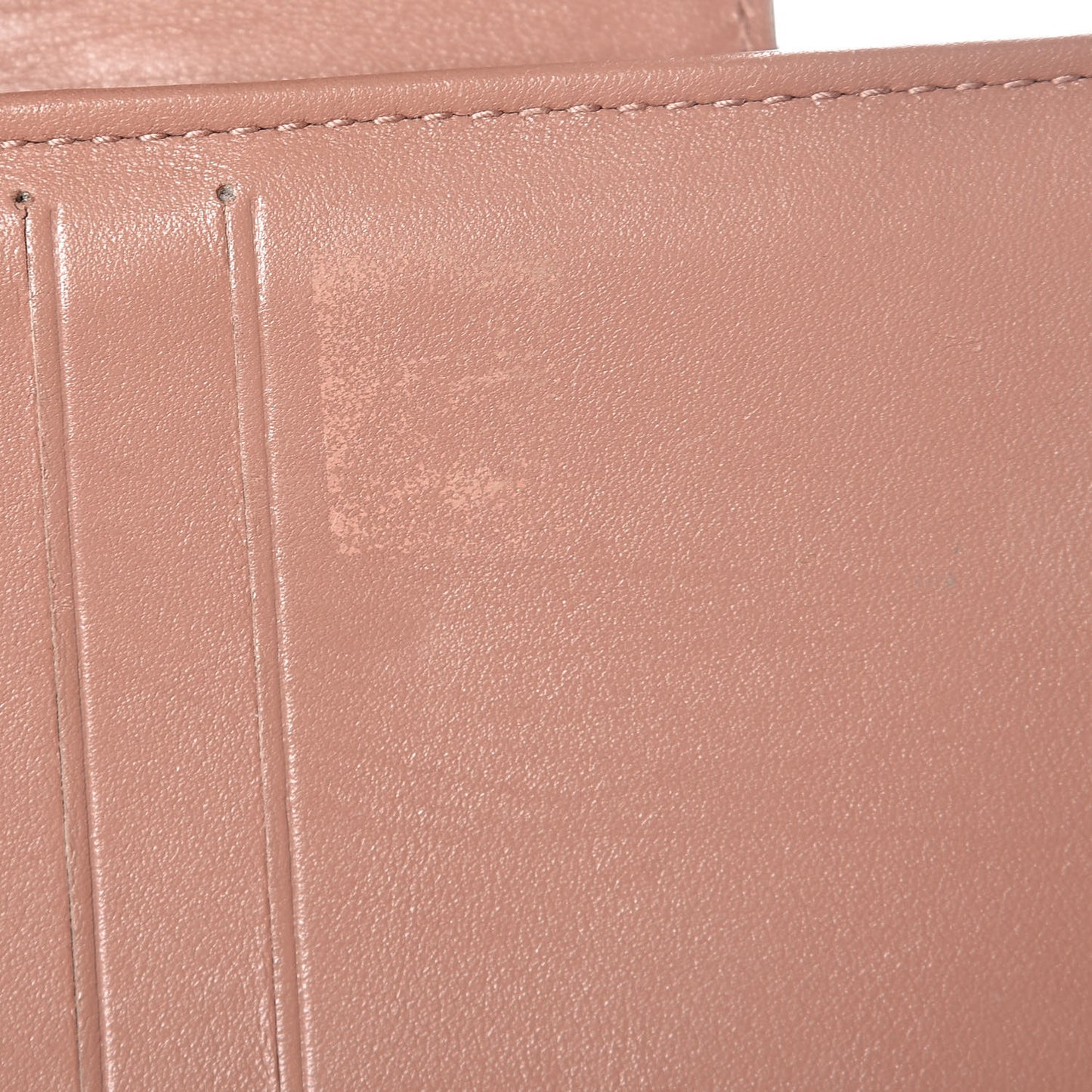 Metallic Glazed Calfskin Boy Zipped Pocket Wallet Pink