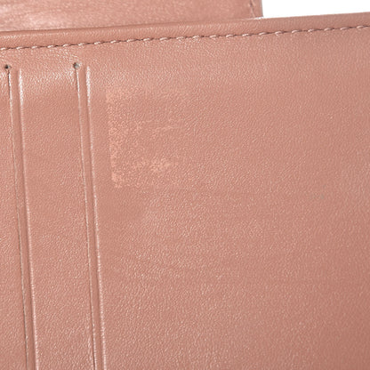Chanel Metallic Glazed Calfskin Boy Zipped Pocket Wallet Pink 9 of 14