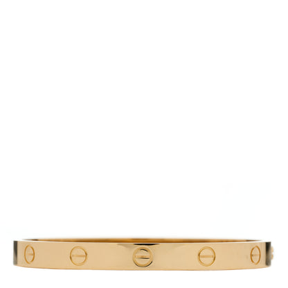 Cartier 18K Yellow Gold LOVE Single Screw Bracelet 17 1 of 7