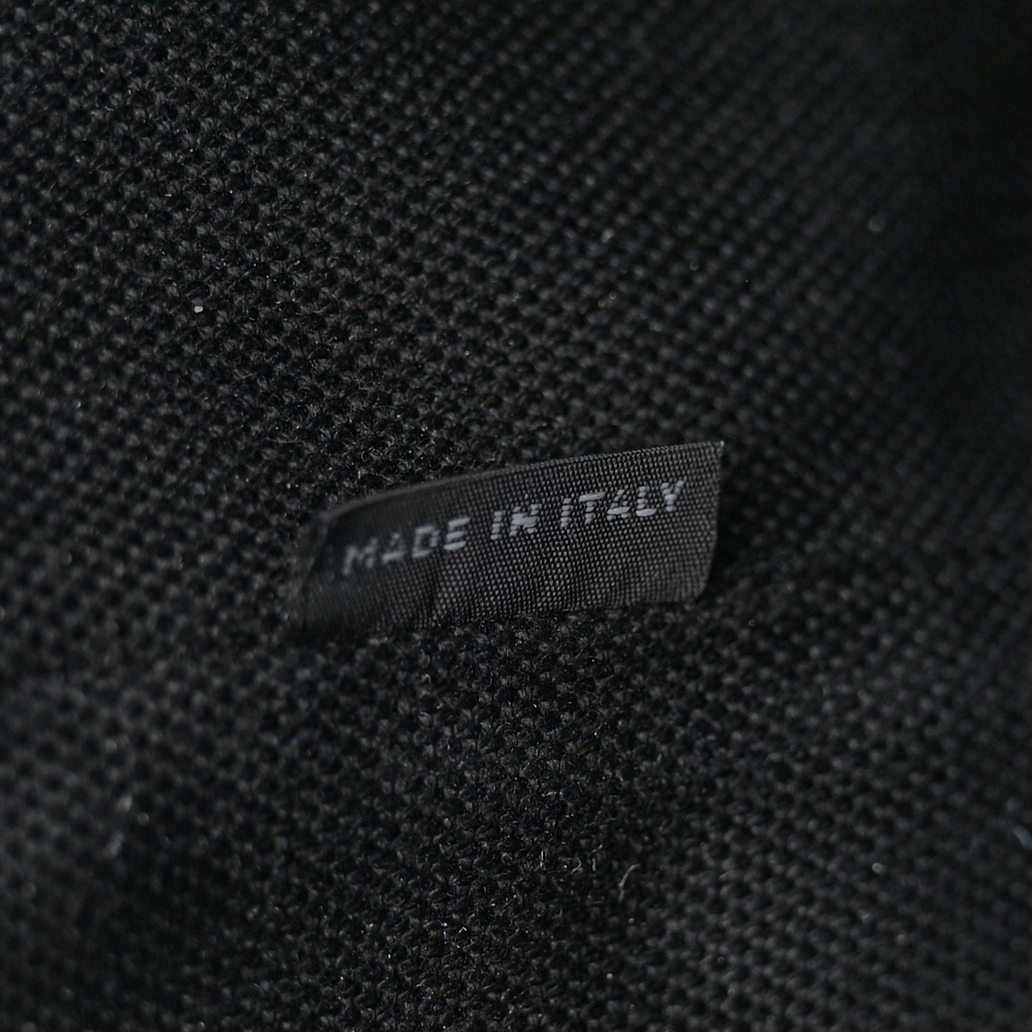 Wicker Canvas Tote Naturale Black