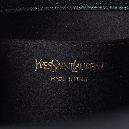 Saint Laurent Calfskin Monogram Large Belle De Jour Clutch Black 6 of 10