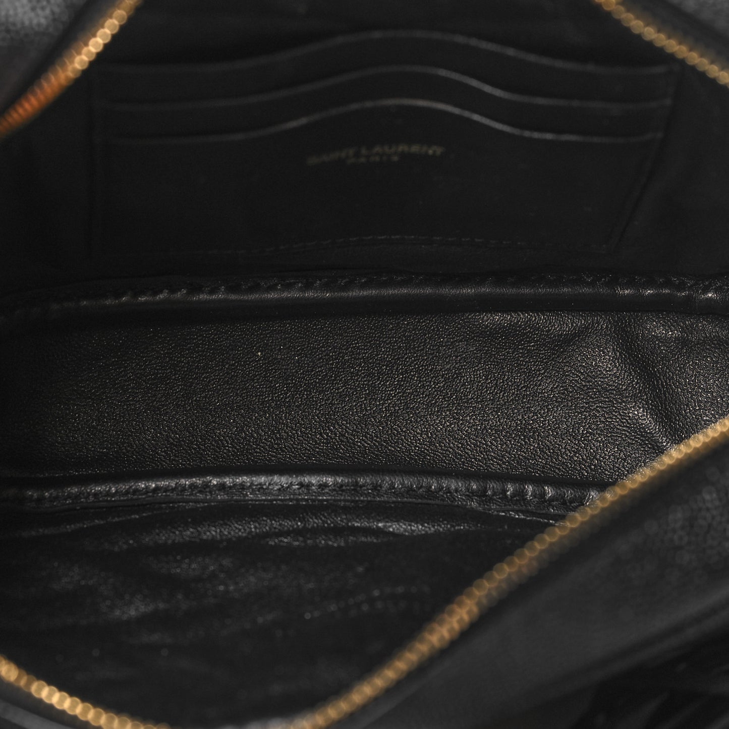 Grain De Poudre Matelasse Monogram Mini Lou Camera Bag Black