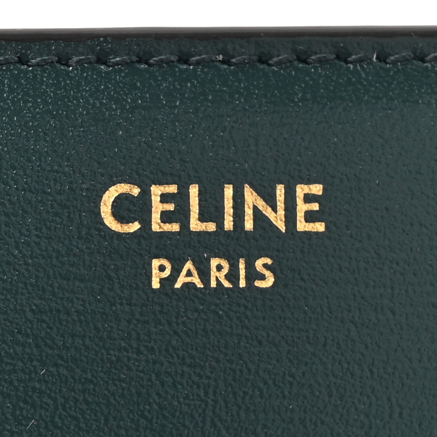 Celine Shiny Smooth Lambskin Small Triomphe Wallet Amazone 7 of 10