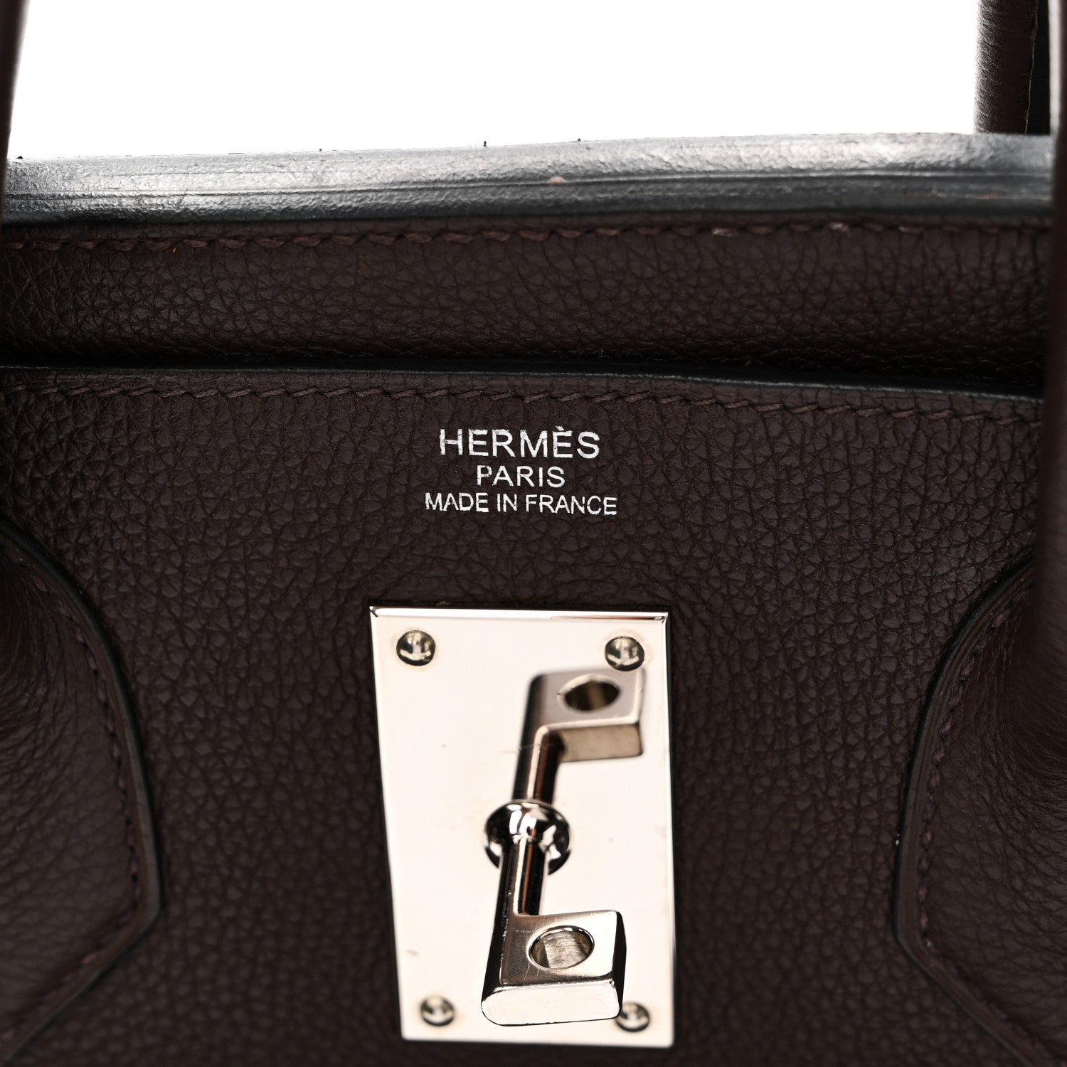 Hermes Togo HAC Travel Birkin 50 Chocolate 5 of 12