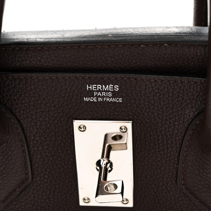 Hermes Togo HAC Travel Birkin 50 Chocolate 5 of 12
