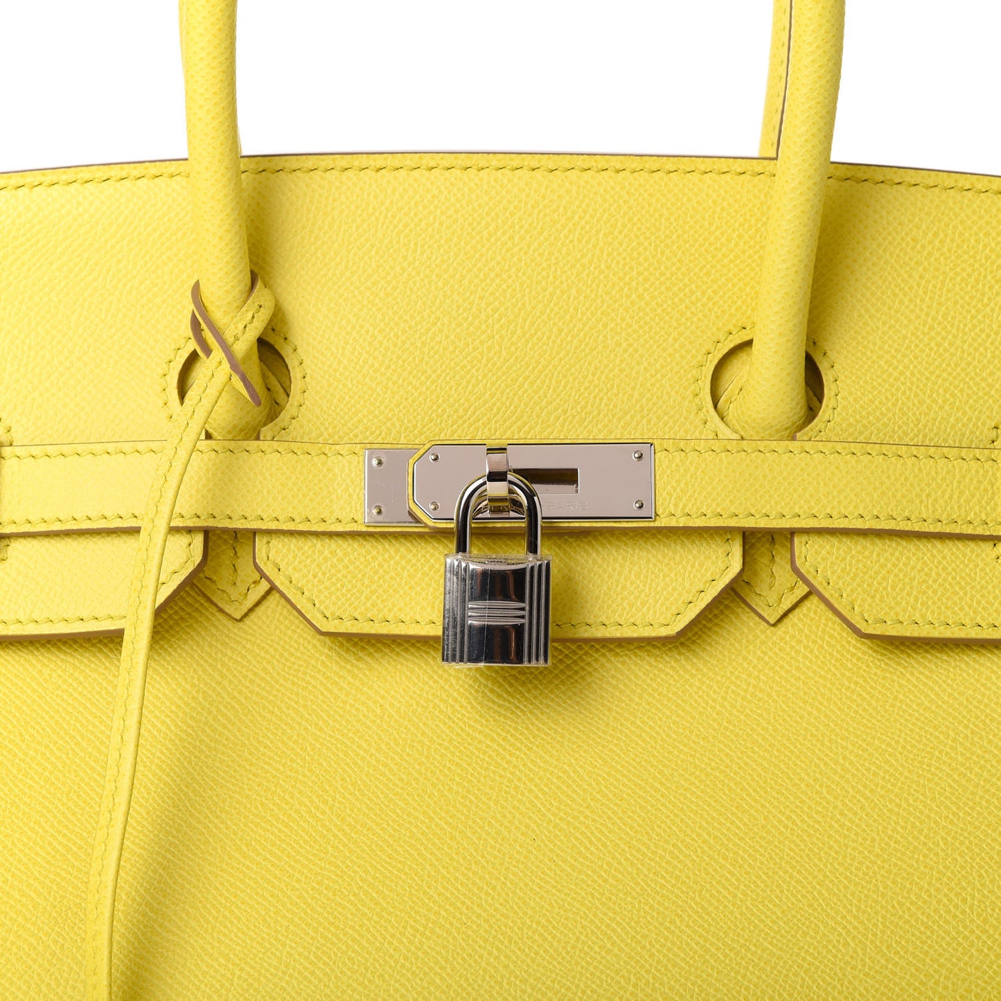 Epsom Birkin 35 Lime