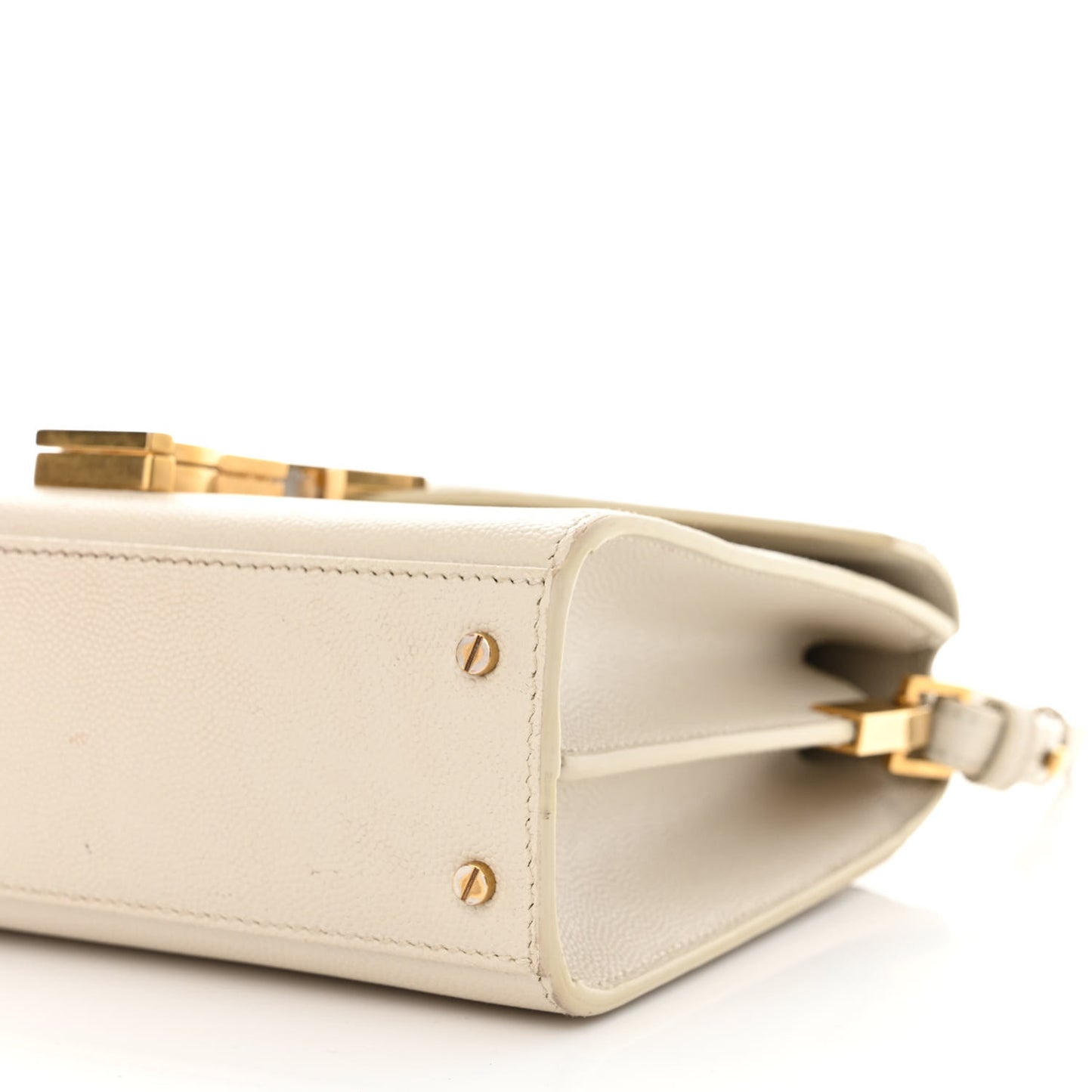 Grain de Poudre Mini Classic Monogram Cassandra Top Handle Vintage White