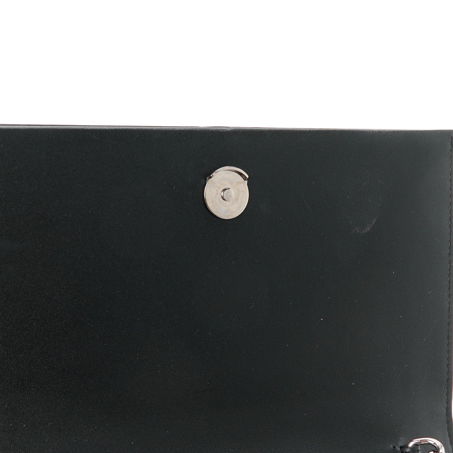 Saint Laurent Smooth Calfskin Classic Monogram Kate Tassel Chain Wallet Black 10 of 11