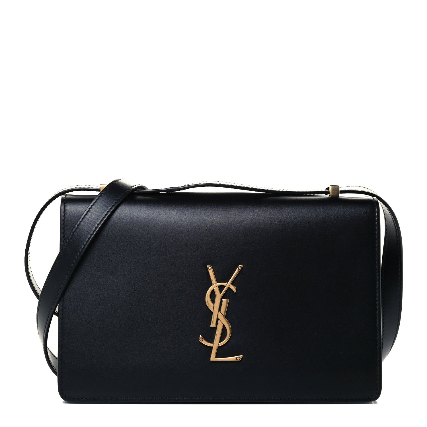 Saint Laurent Smooth Calfskin Shoulder Bag Black 1 of 11