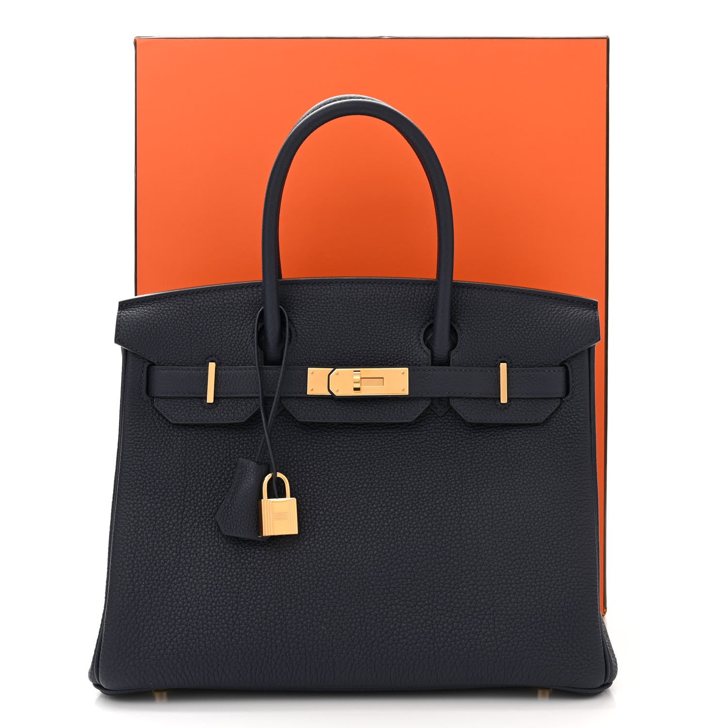 Hermes Togo Birkin 30 Bleu Nuit 11 of 11