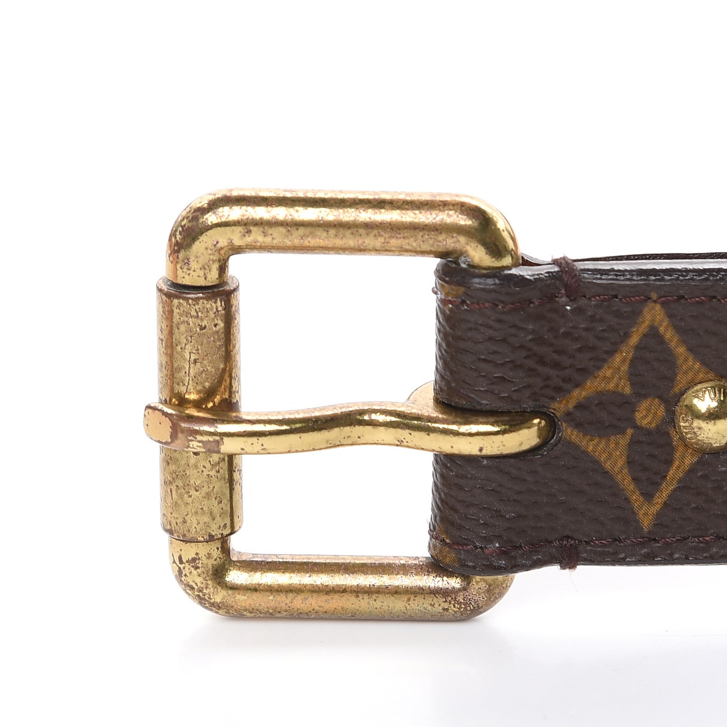 Monogram Belt 80 32 Brown