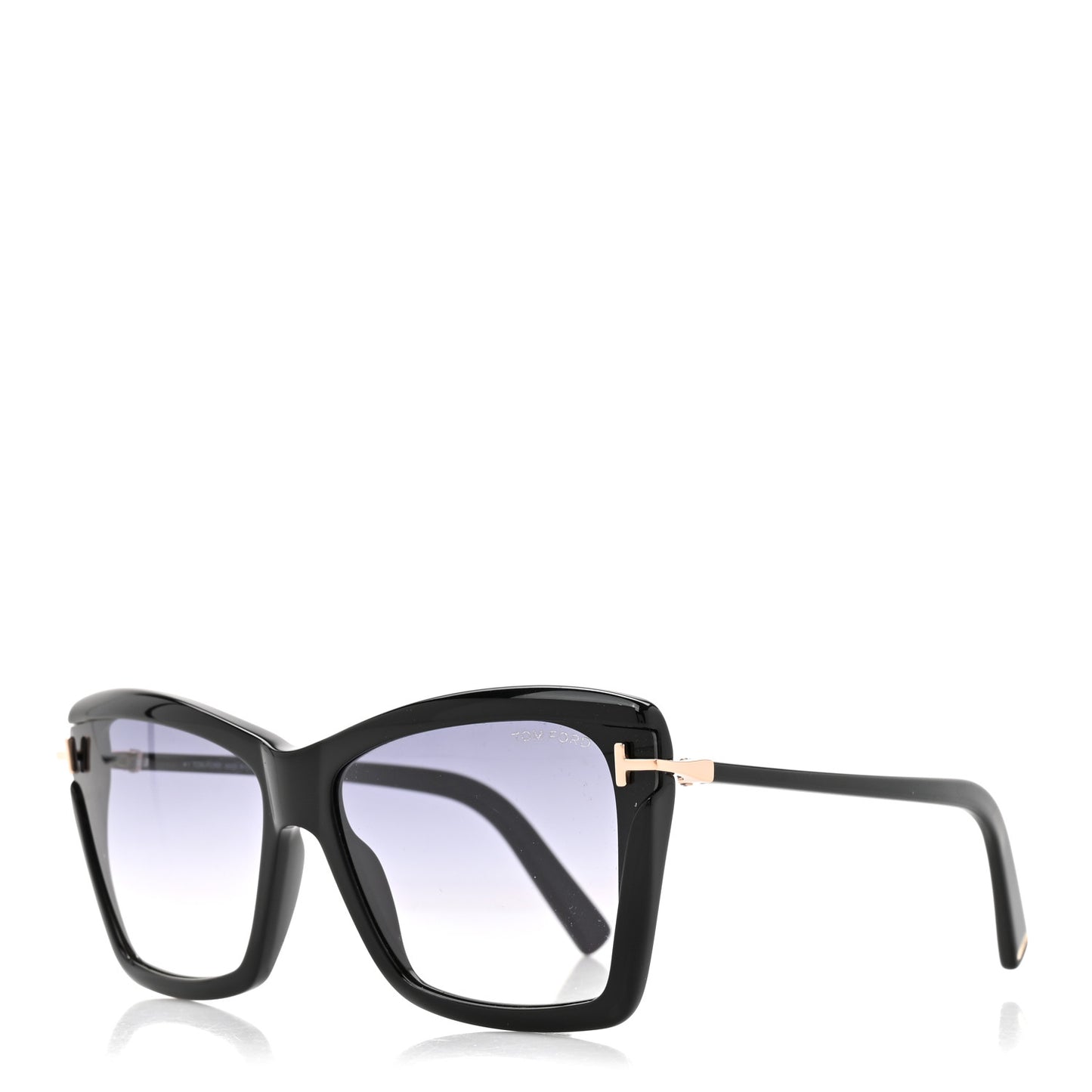 Leah Cat Eye Sunglasses TF849 Black