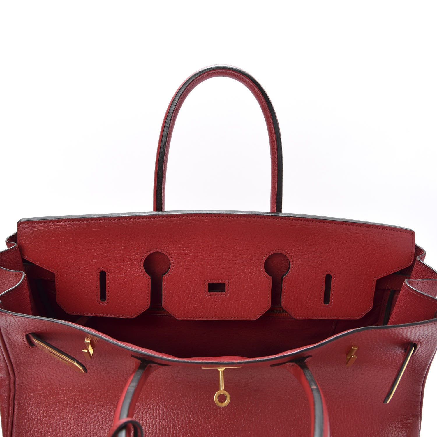 Hermes Ardennes Birkin 35 Rouge Vif 15 of 37
